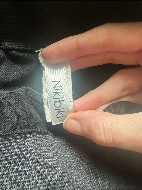 Nikibiki Black High-Waist Bike Shorts - Image 4