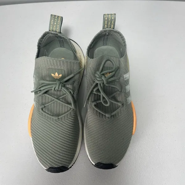 Adidas Women's Athletic Shoes NMD_W1 'Silver Green Acid Orange' 2023 Size 9 - Image 7