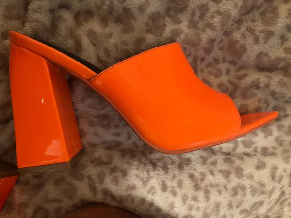 Cape Robbin Orange Mules - Image 11