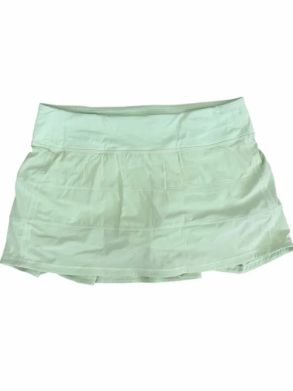 Lululemon Pace Rival Mid Rise Skirt Skort Size 8 Kohlrabi Green - Image 3