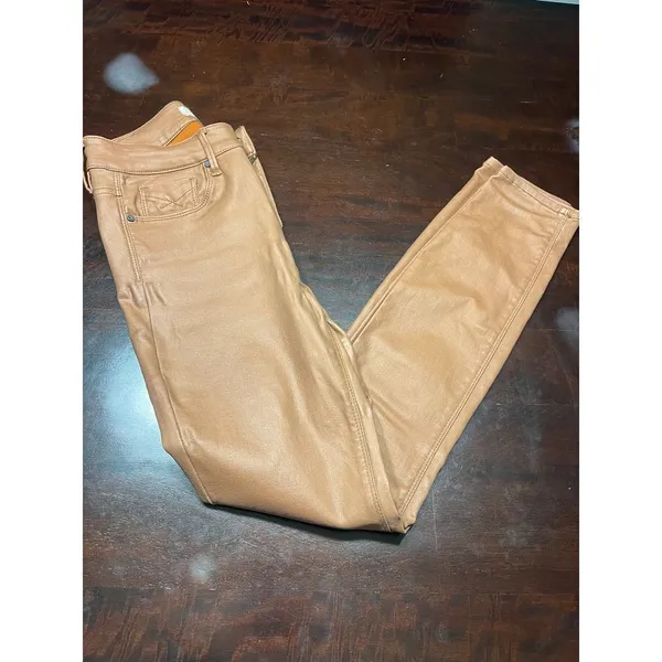 Unpublished size 26 Camel Colored Skinny Jeans‎ Casual Chic Pants T-8 - Image 8