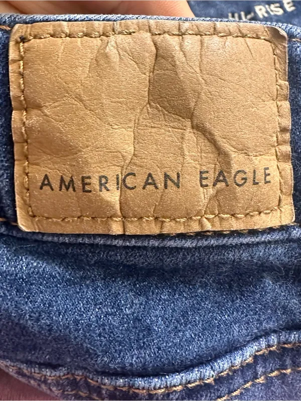 American Eagle Outfitters Dark Blue Skinny Jeans Women’s Size 6 - Image 8