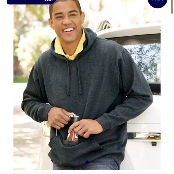 Oversized MINNESOTA Hoodie with hidden beer koozie pocket - Image 10