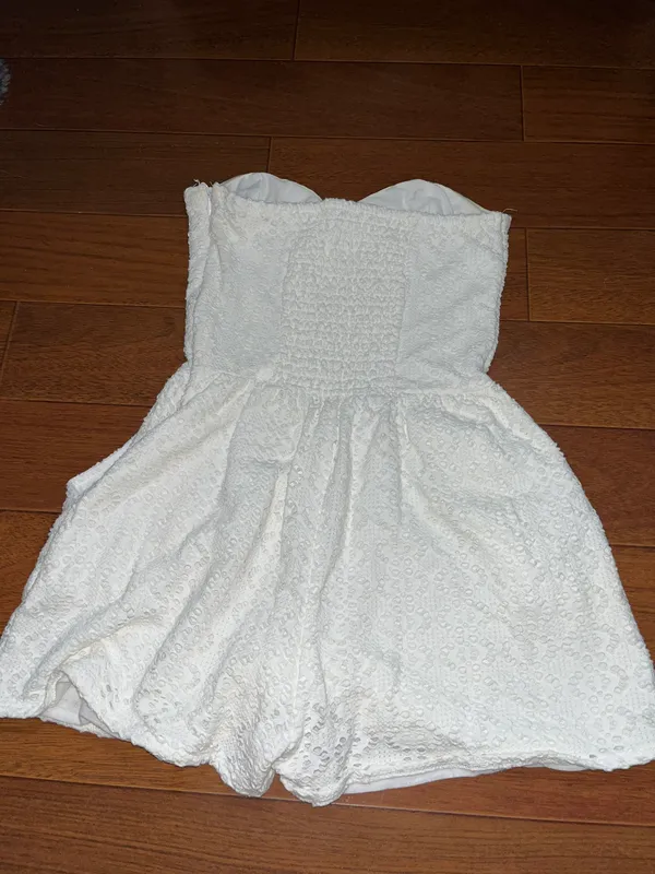 Forever 21 White Strapless romper - Image 6