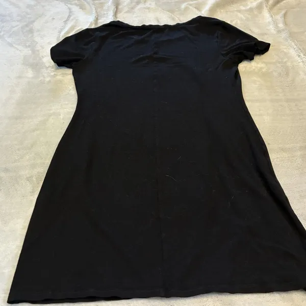 Feel The Piece TERRE JACOBS Mini Dress Tunic Top Womens Black Sleeveless XS/S - Image 6