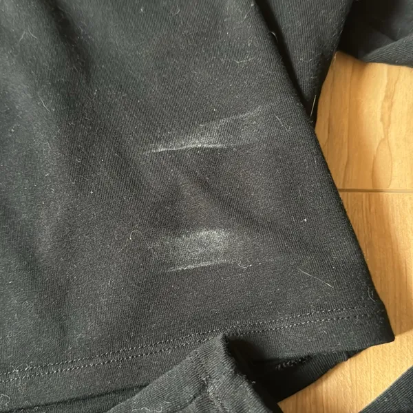 Zara Black Long Sleeve Crop Top - Image 2