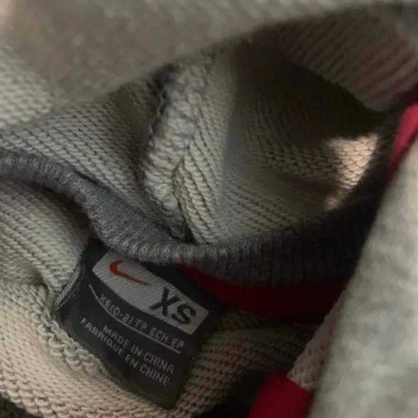 Nike Gray and red Women's Sweater - Image 2