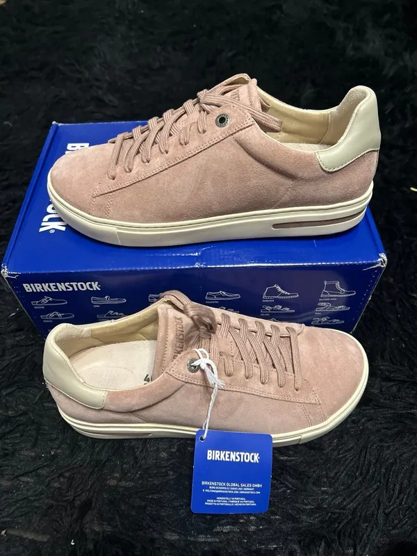 BIRKENSTOCK Bend low pink leather lace up shoes sneakers women’s eur 38 new - Image 7