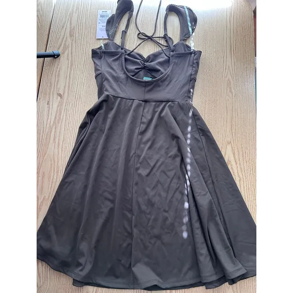 New Women’s Wild Fable 1pc Swimsuit Dress or Casual Dress Brown size Xxs/Xs - Image 4