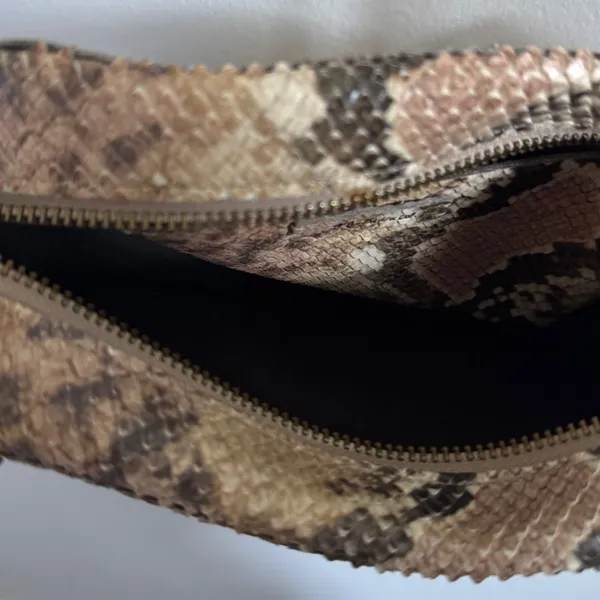 Madewell Transport Snakeskin Camera Bag Crossbody Purse - Image 8