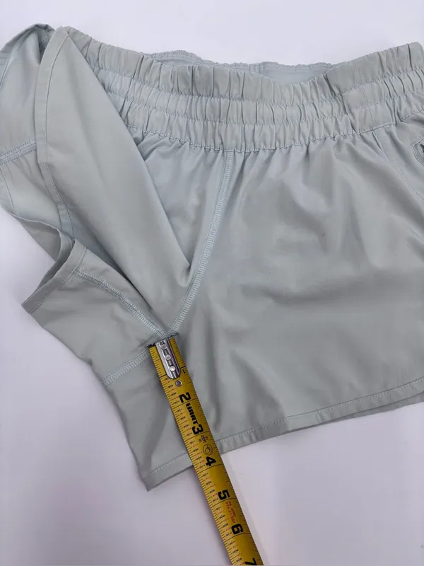 lululemon athletica Women's Mint Green Athletic Shorts - Image 7