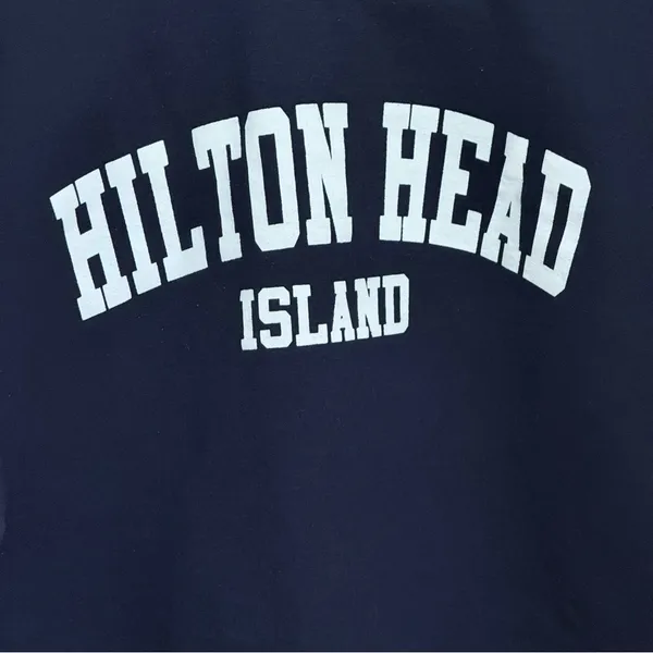 Hilton Head‎ Island Navy Crewneck Sweatshirt M Coastal Preppy - Image 3