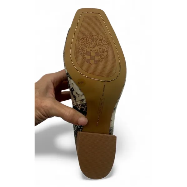 Vince Camuto Fedrilla Open-Toe Snake‎ Print Booties – Size 6.5 New - Image 7