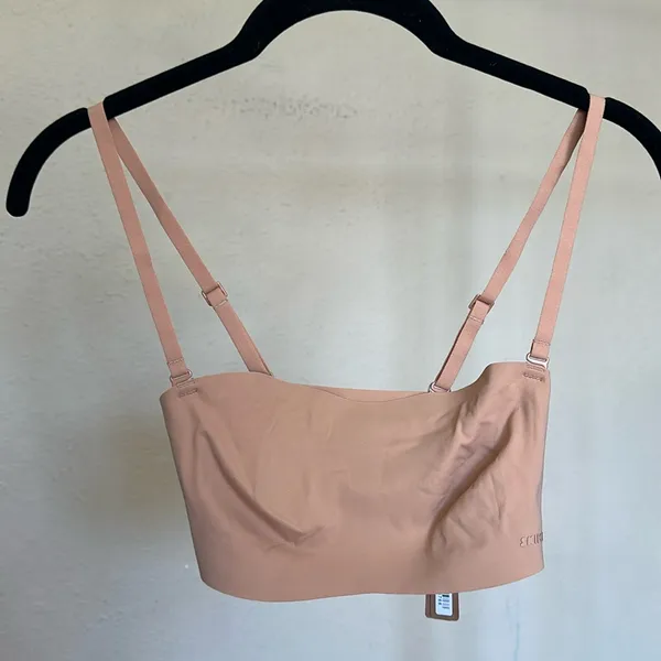 SKIMS NAKED BANDEAU BRA IN OCHRE strapless size XXS‎ nwt - Image 6