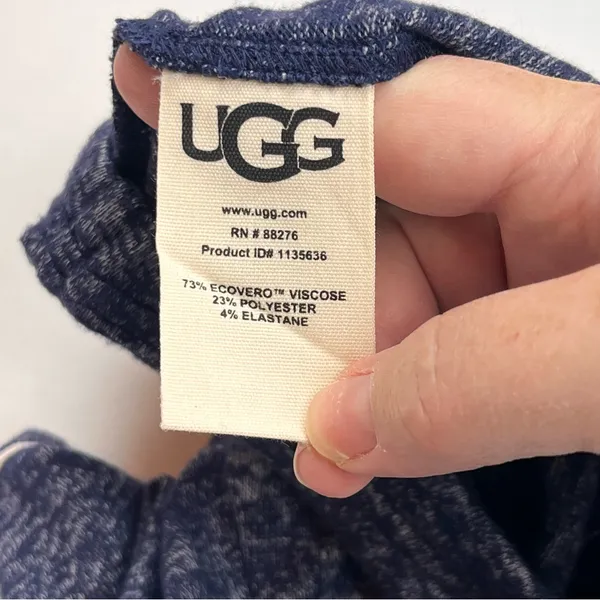 UGG Womens Size Small Blue Sleep‎ Pajama Shorts Soft Viscose Blend Strech NEW - Image 3