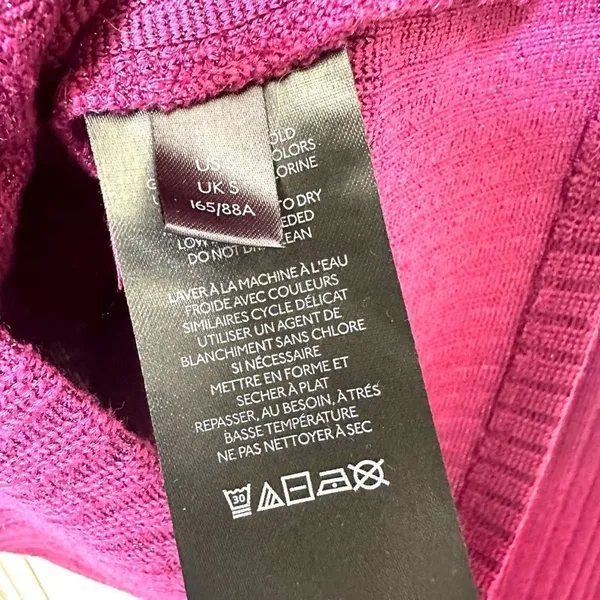 Anthropologie Maeve plum metallic cardigan - Image 9