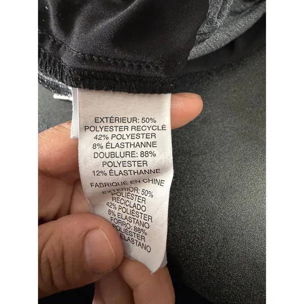 Vuori Clementine Short Black Athletic Running Shorts Elastic Drawstring Large - Image 6