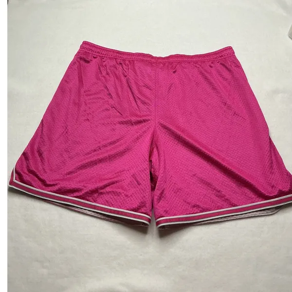 Nike‎ Vintage 2009 Womens Mesh Lined Basketball Gym Shorts Pink XL - Image 3