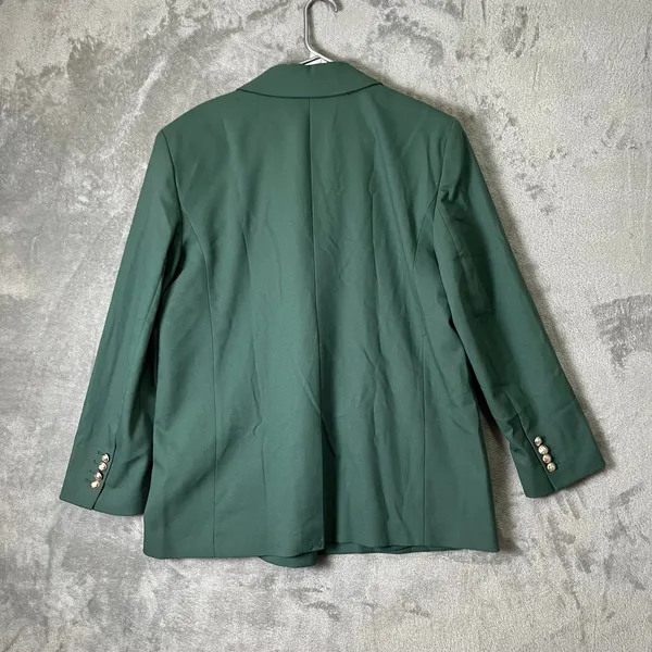 Ann Taylor The Modern Blazer 10 Dried Cilantro‎ Green Relaxed Fit Oversized New - Image 4