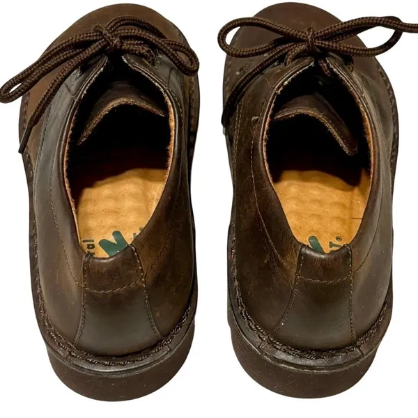 Natural Sport Brown Lace-Up Shoes - Image 3