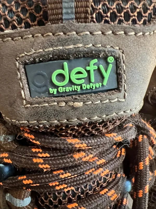 GDefy hiking shoes Brown and Orange Athletic comfort wear Shoes - Image 8