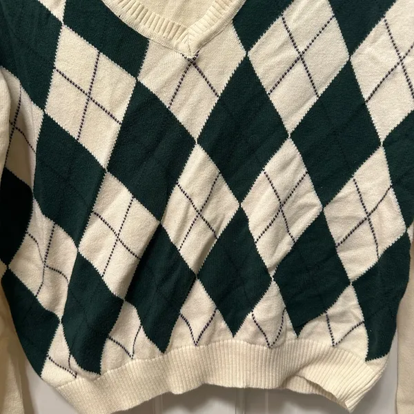 John Galt Argyle‎ Sweater - Image 2