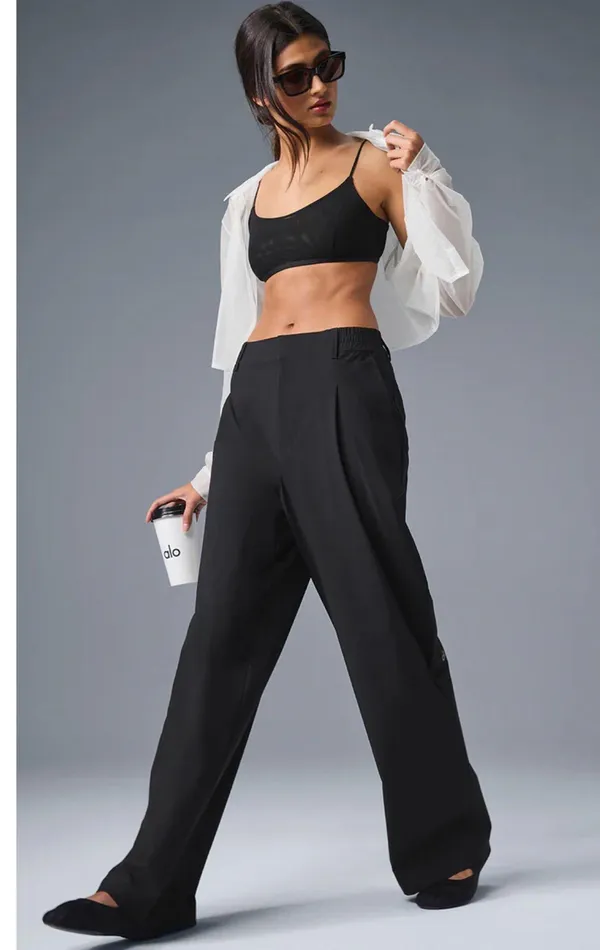 Alo Yoga High-Waist Pursuit Trouser (Regular) Black S - Image 2