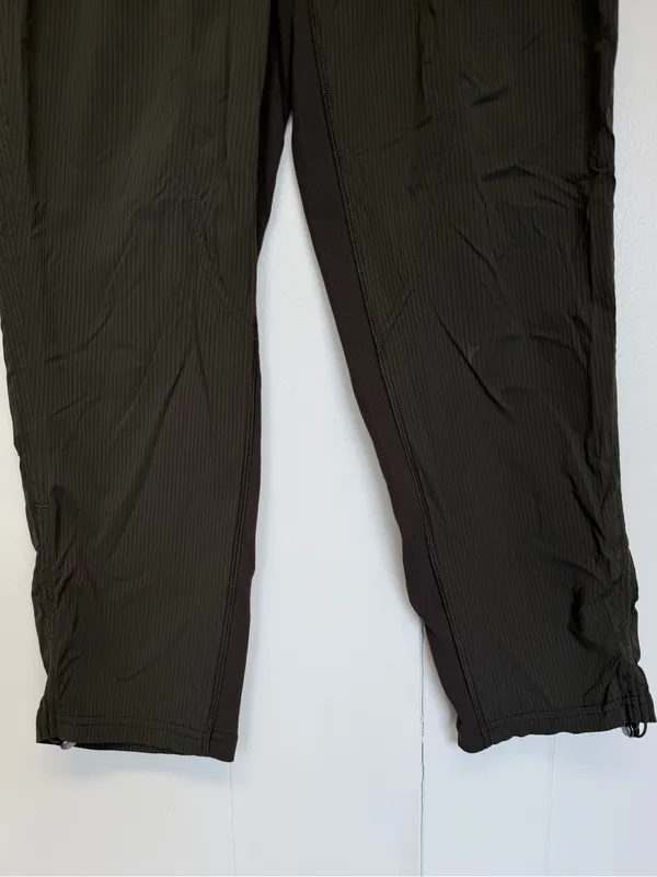 LULULEMON Dance Studio Mid-Rise Cropped Pant Dark Olive Green 4 - Image 5