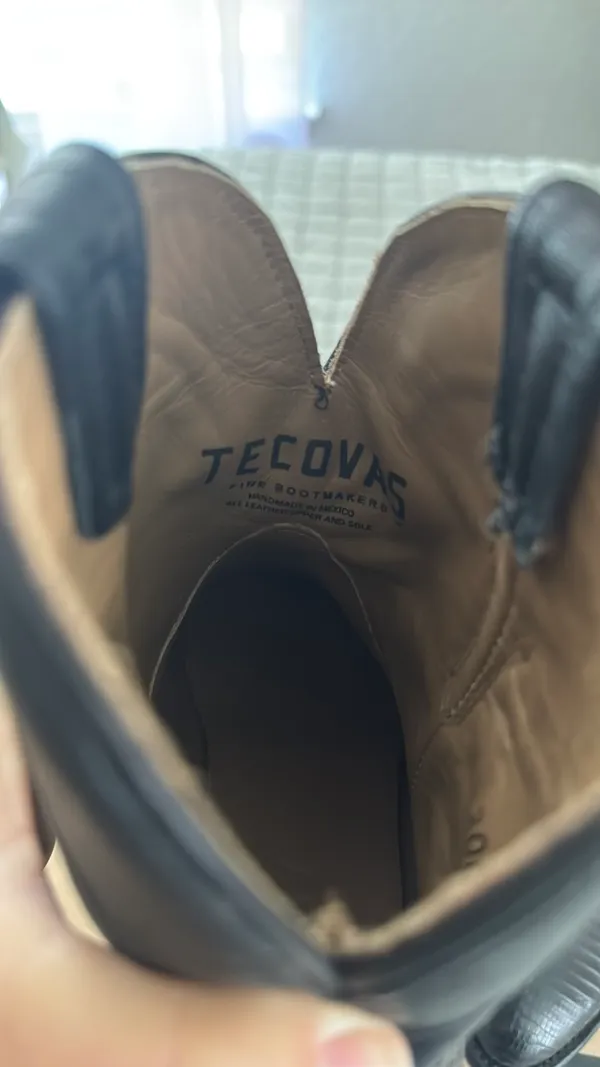 Tecovas Casey Boots Black Size 6.5 - Image 2