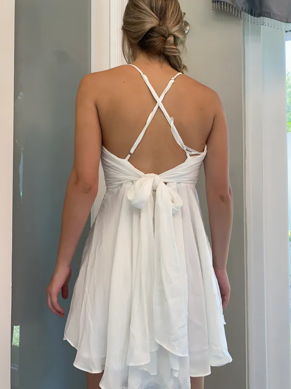Hello Molly White Mini Dress - Image 6