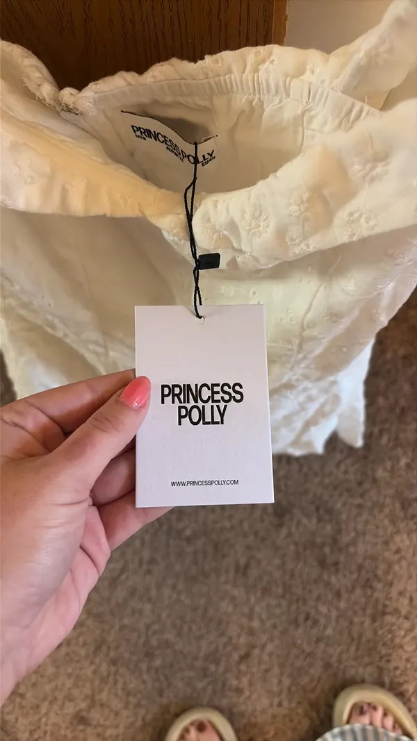 Princess Polly Mini Dress White - Image 4