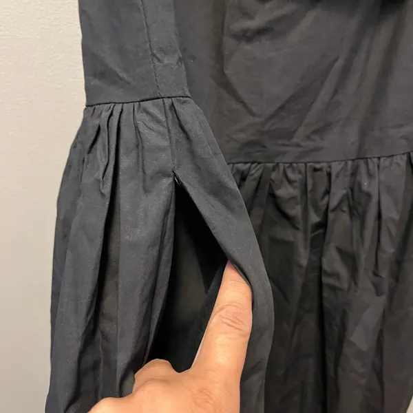 Pomander Place Tuckernuck‎ Black Tiered Ruffle Jo Dress Size XS Black - Image 9