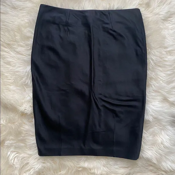 💜Vera Wang💜Lavender Label Black Pencil Skirt with Back Zipper and Pocket - Image 9