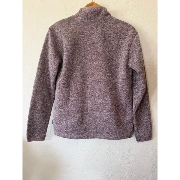 Eddie‎ Bauer Radiator Fleece 2.0 Snap Mock Pullover Sweater Pink Size Small - Image 2