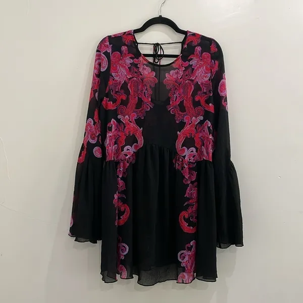 Free People Symphony Slip Dress Size Medium - Image 8