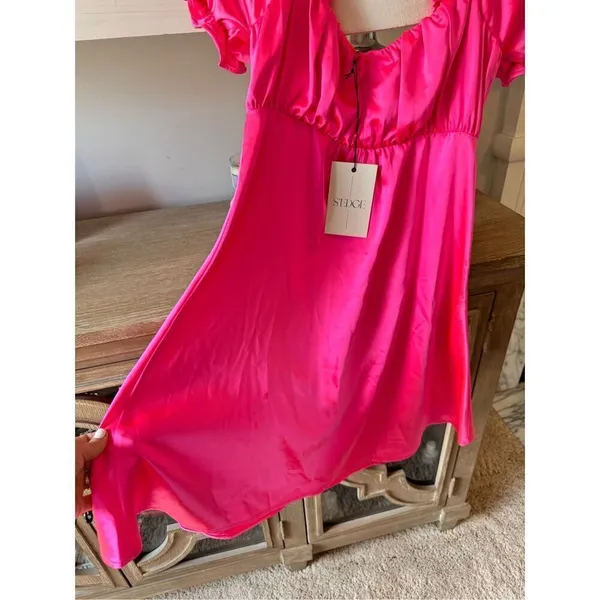 NWT S’edge Valentina Dress in‎ Sprinkles Pink Size Medium - Image 5