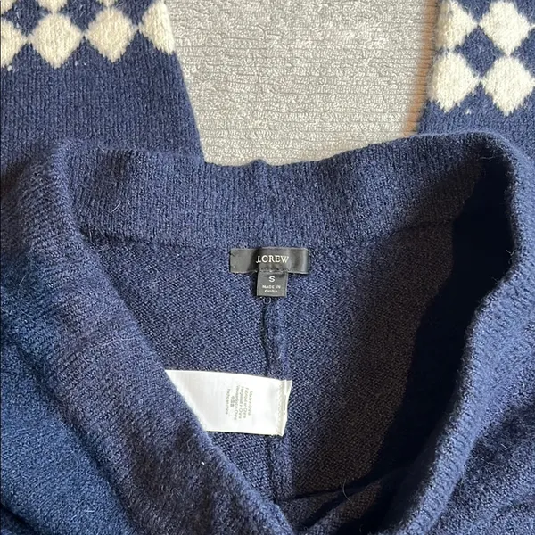 J.CREW pants With Geometric Knit Merino Wool Alpaca Blend sizeS. order155 - Image 2