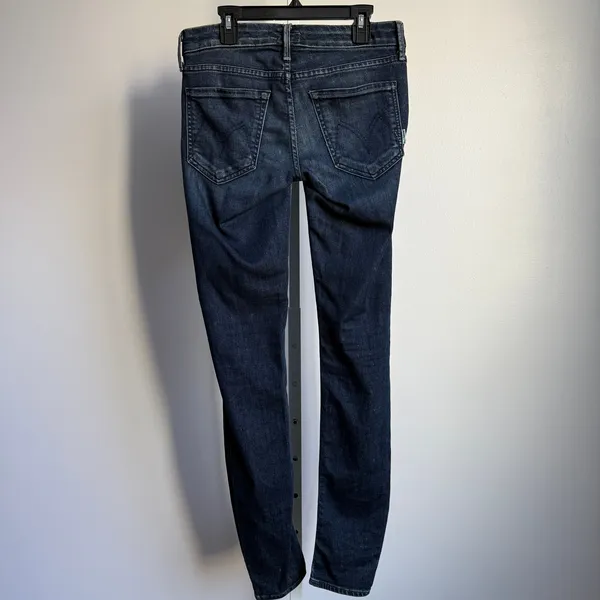 Mother size 26‎ a.k.a. goddess The Looker dark blue minimalist jeans - Image 3