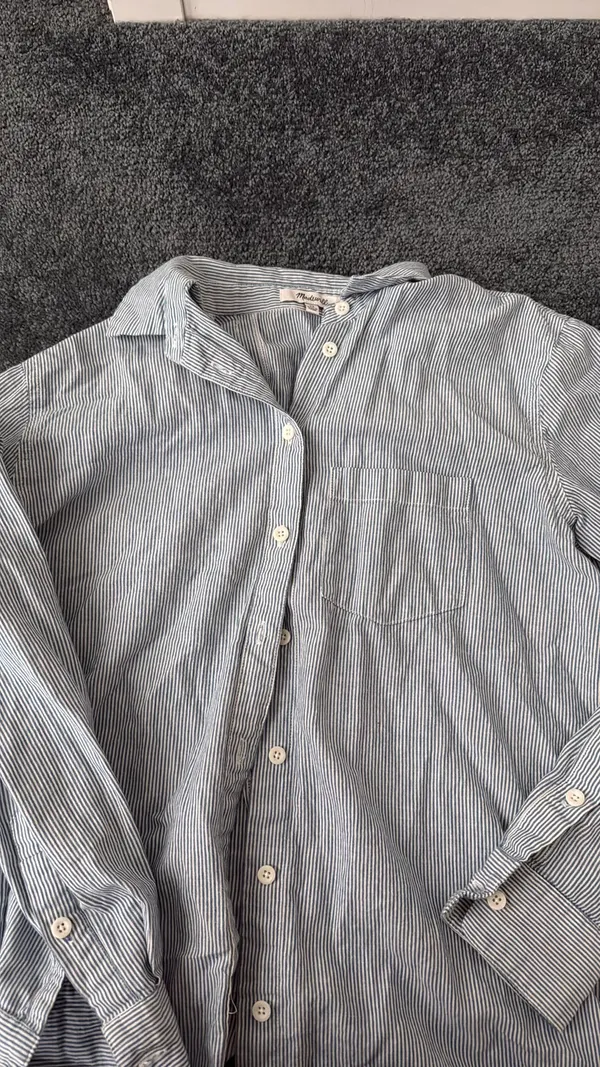 Madewell Button-Up Striped Top - Image 4