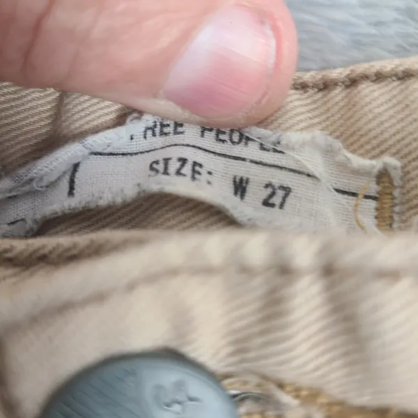 Free People Denim Shorts Brown Women’s 27 - Image 3