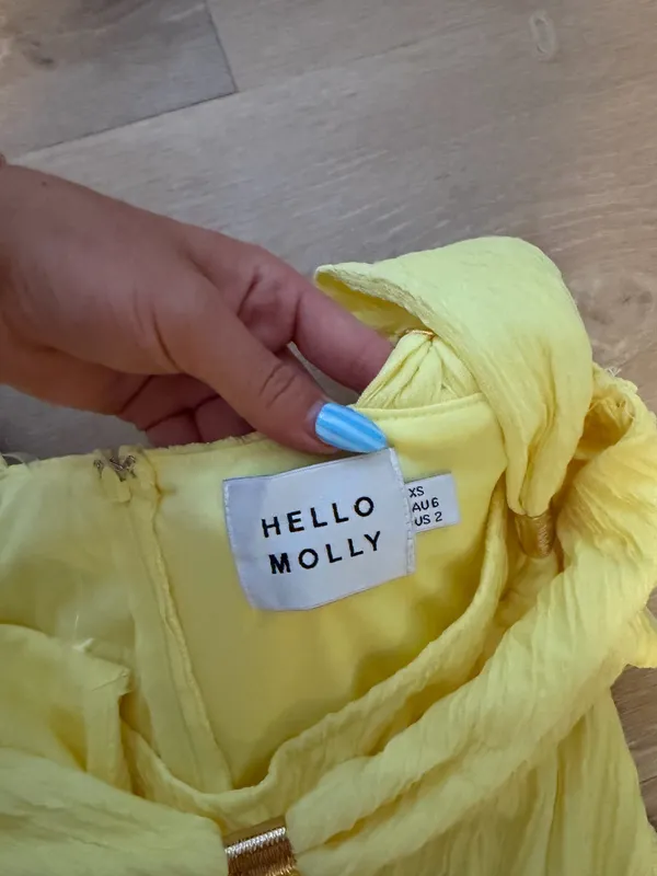 Yellow Maxi Hello Molly Dress - Image 4