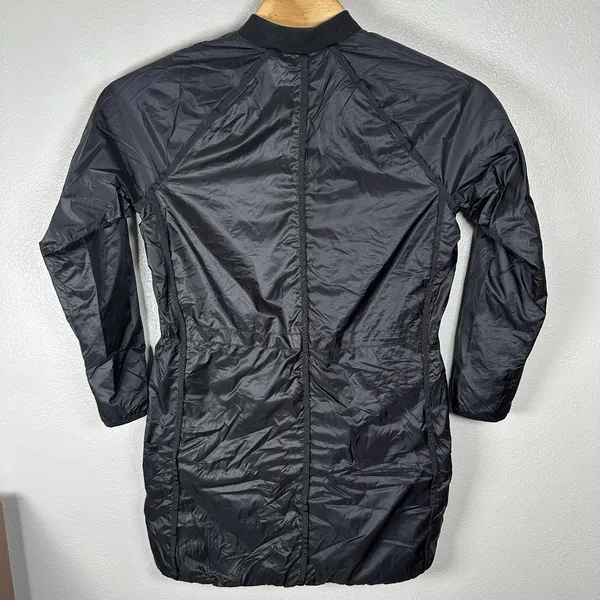 Athleta Summit Insulated Parka Small Black Water-Repellent Lightweight Jacket‎ - Image 3