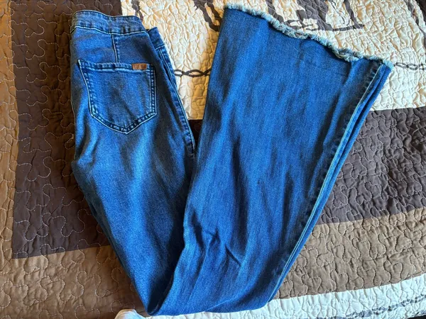 Rock N Roll Denim Bell Bottoms - Image 3