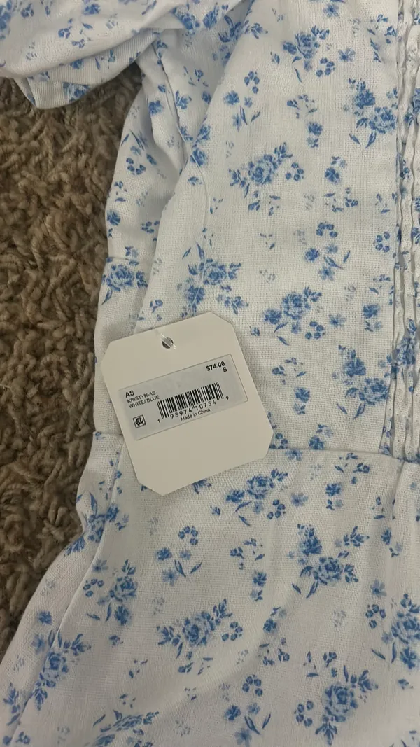 Altar'd State blue and white dress - Image 2
