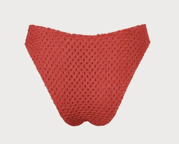 Berlook Red Crochet V-neck Underwire Bikini SET 1130 - Image 10