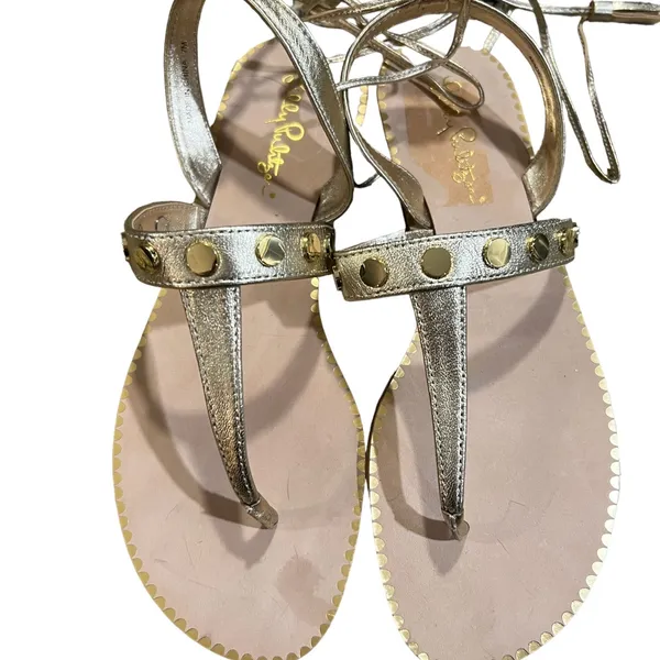 COPY - Lilly Pulitzer Aileen sandals size 7 - Image 2