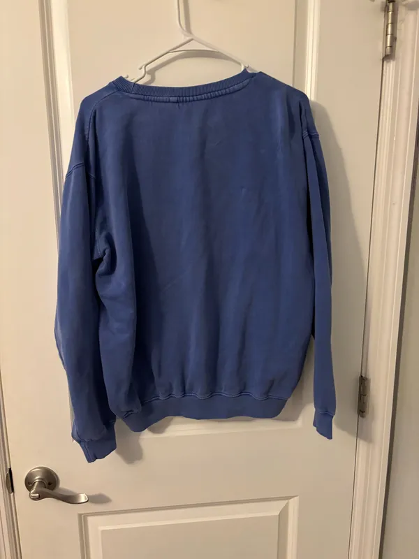 Comfortex Blue Madeira Beach Sweatshirt, Sz M - Image 2