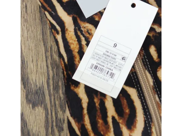 NWT A New Day Womens Tigris Boots Block Heel 94568630 Tiger Print Brown 9M - Image 10