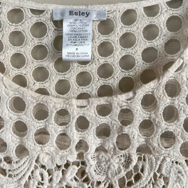 Esley medium ivory long‎ sleeve top - Image 2