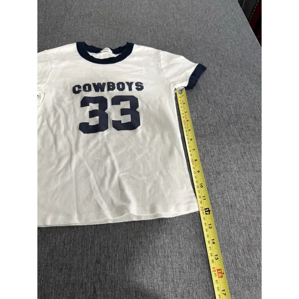 John Galt Cowboys 33 Basic Tee Shirt Sz M Football - Image 6
